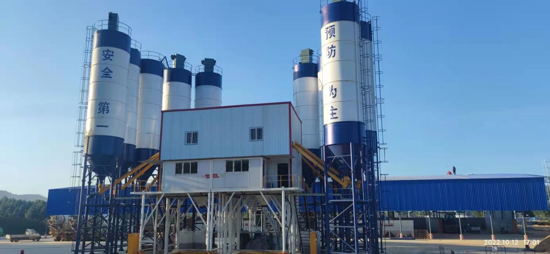 安顺HZS-90混凝土搅拌站的核心结构组成介绍